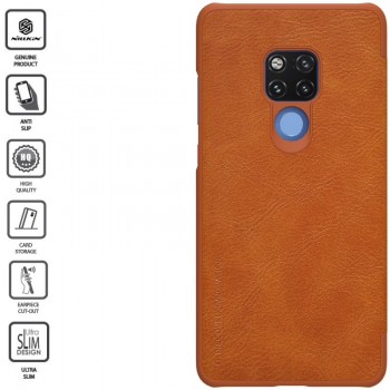 Qin odinis dėklas Nillkin rudas (Huawei MATE 20) Qin odinis dėklas Nillkin rudas (Huawei MATE 20)